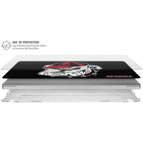 University of Georgia Bulldogs Mascot MacBook Air 15in (2023-2025) Case plus Skin